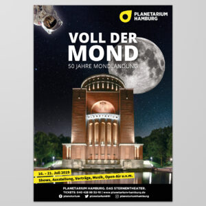 Kampagne „Voll der Mond“, Planetarium Hamburg thumb